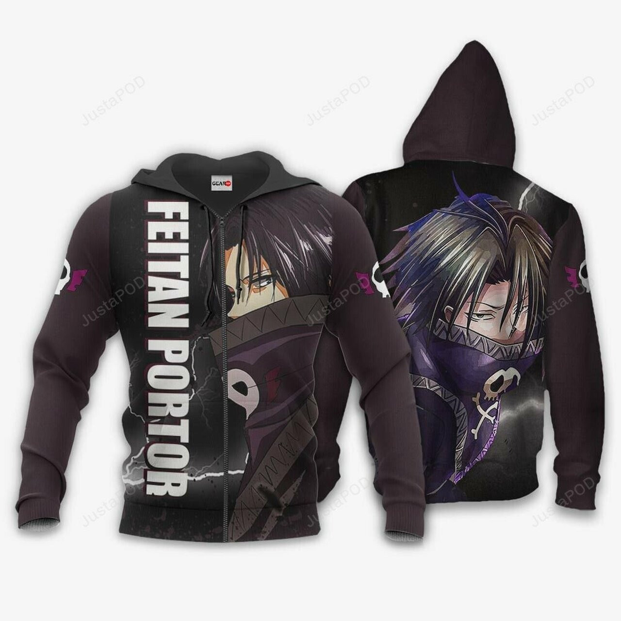 Feitan Hunter X Hunter Anime 3d All Over Print Hoodie