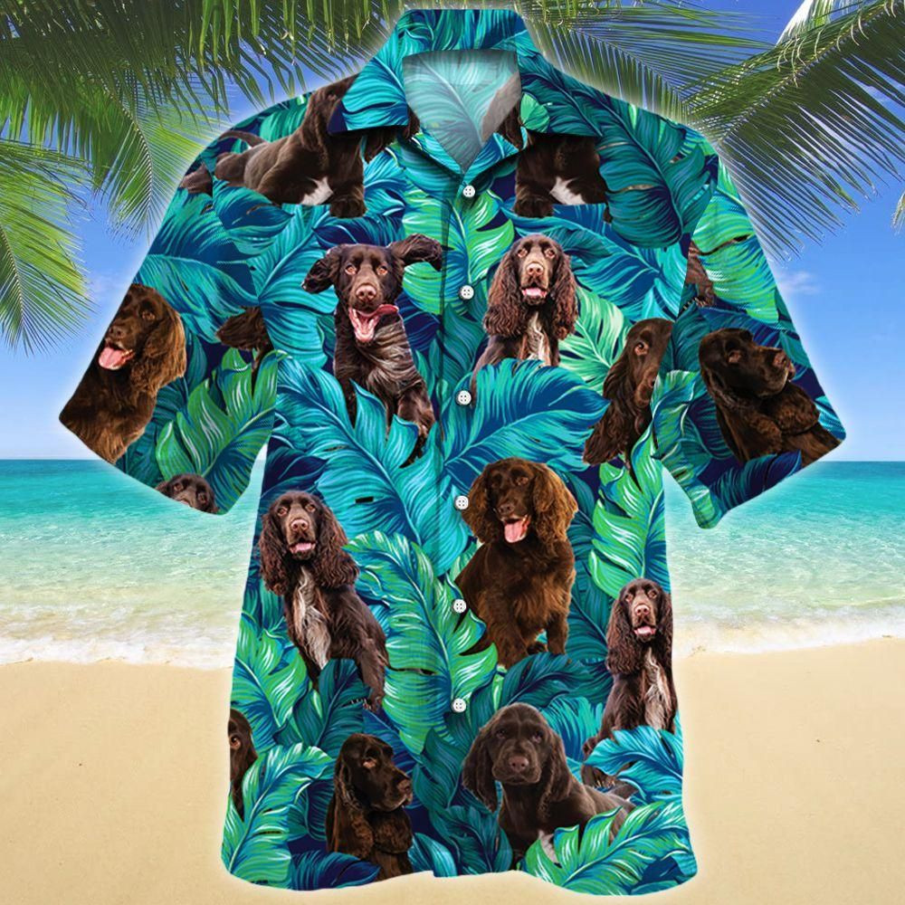 Field Spaniel Dog Lovers Aloha Hawaiian Shirt Colorful Short Sleeve Summer Beach Casual Shirt For Men And Women