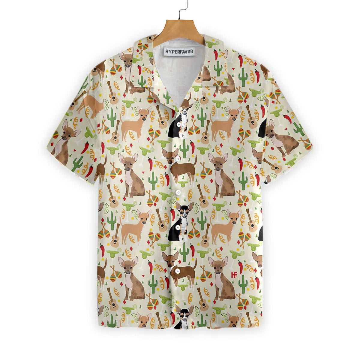 Fiesta Chihuahua And Margaritas Celebration Hawaiian Shirt