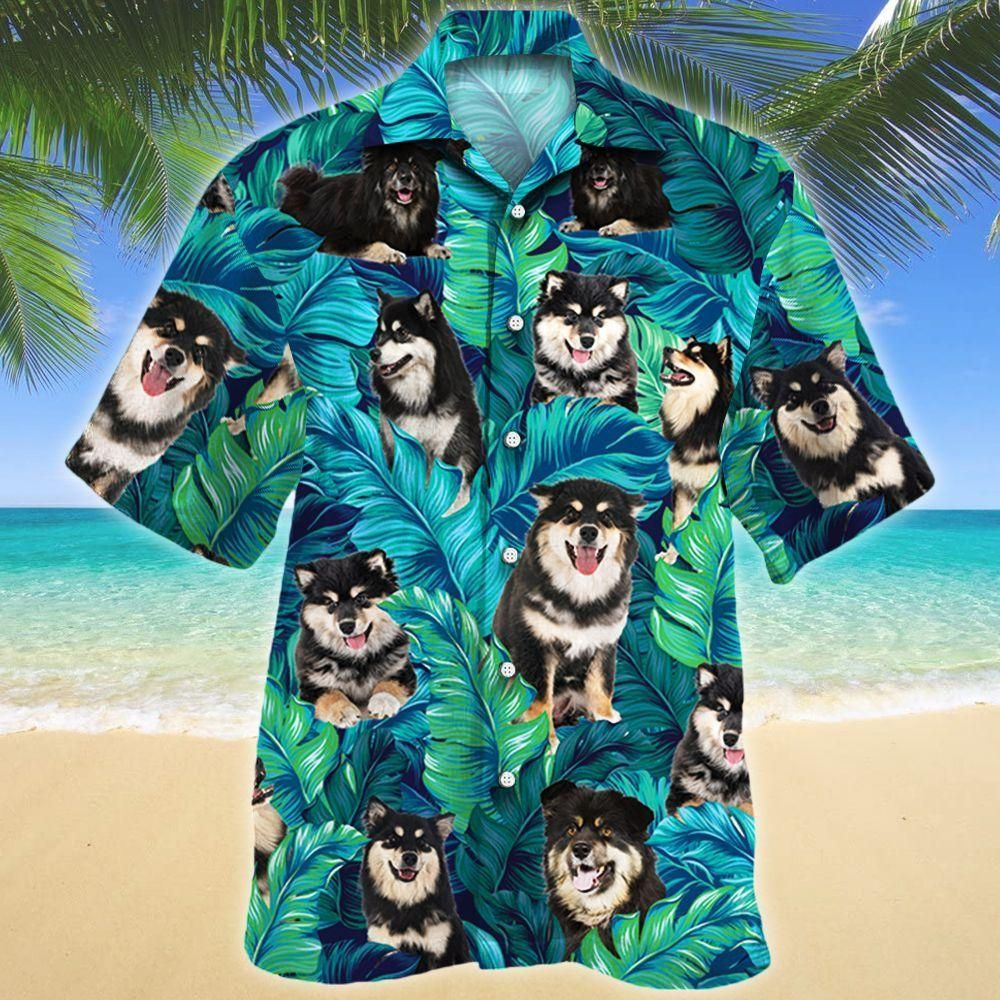 Finnish Lapphund Dog Lovers Aloha Hawaiian Shirt Colorful Short Sleeve Summer Beach Casual Shirt For Men And Women