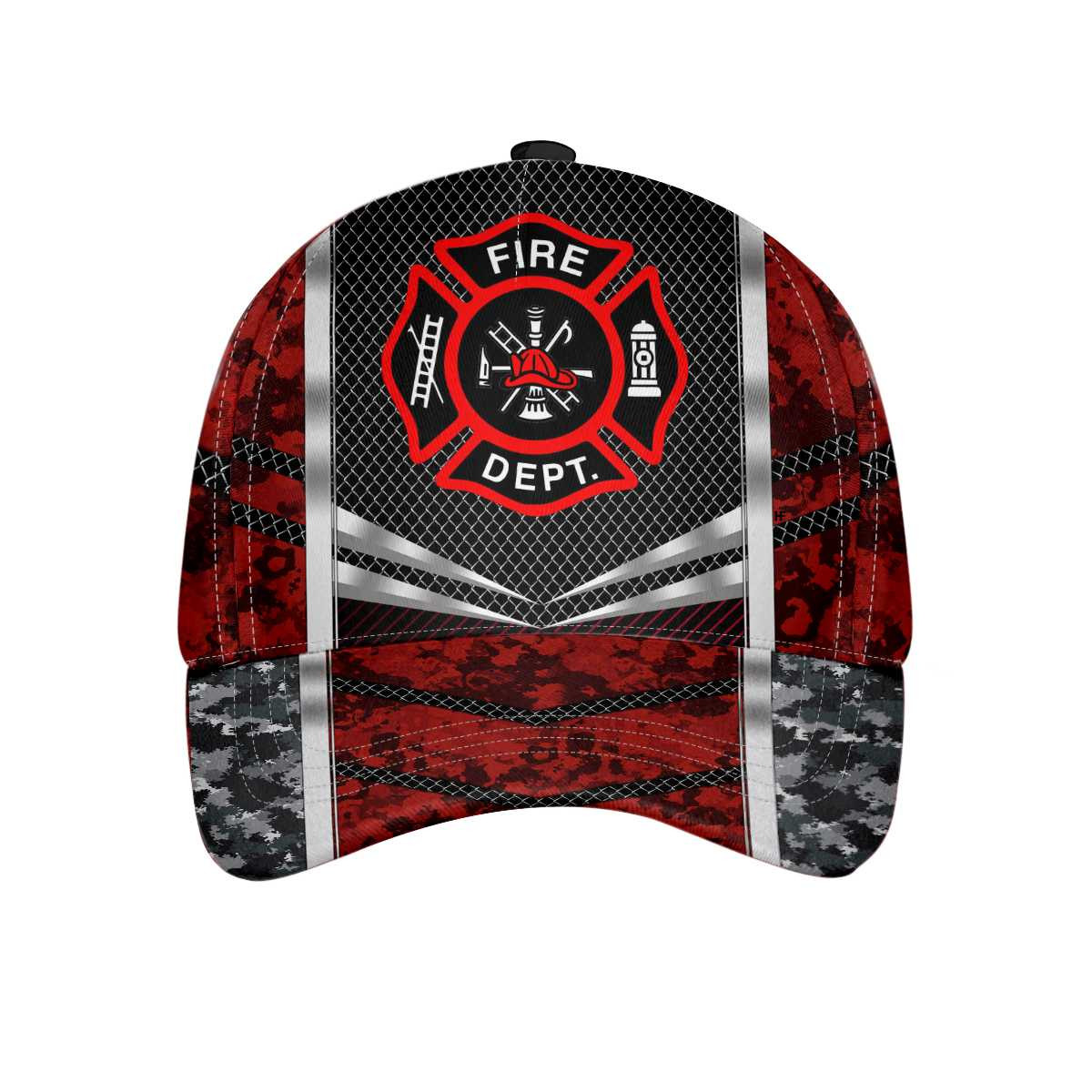 Fire Dept Classic Cap Cool Firefighter Baseball Cap Gift For Firefighters