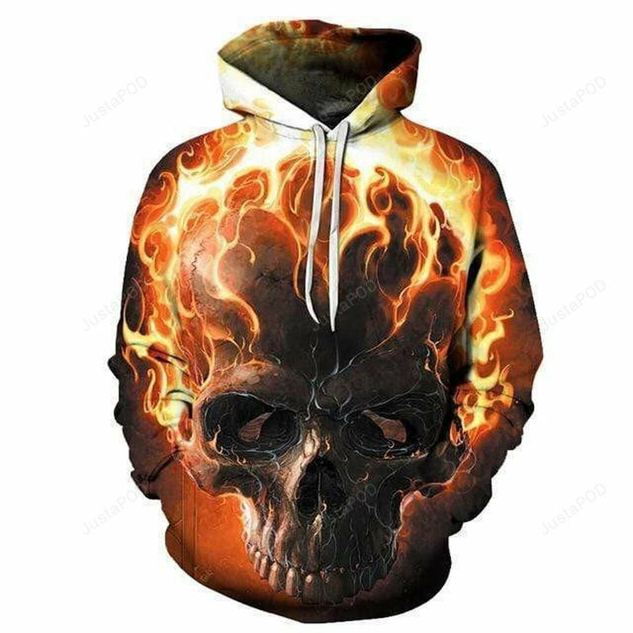 Fire Skull 3d All Print Hoodie