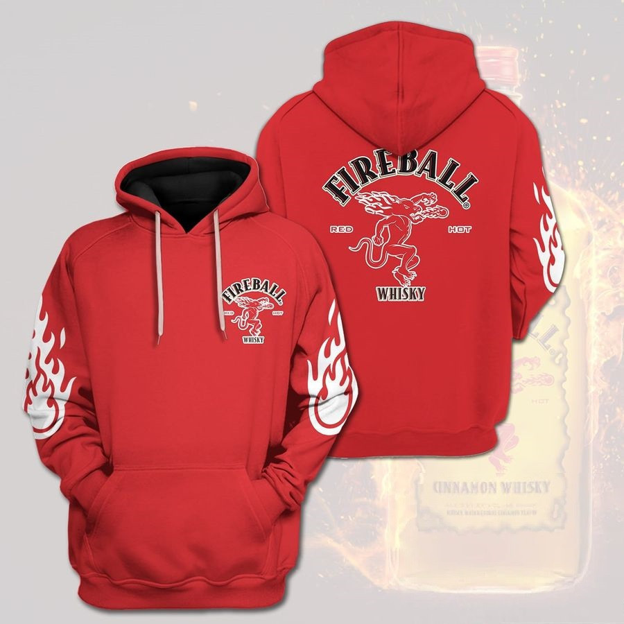 Fireball Whisky Premium Hoodie for Men and Women