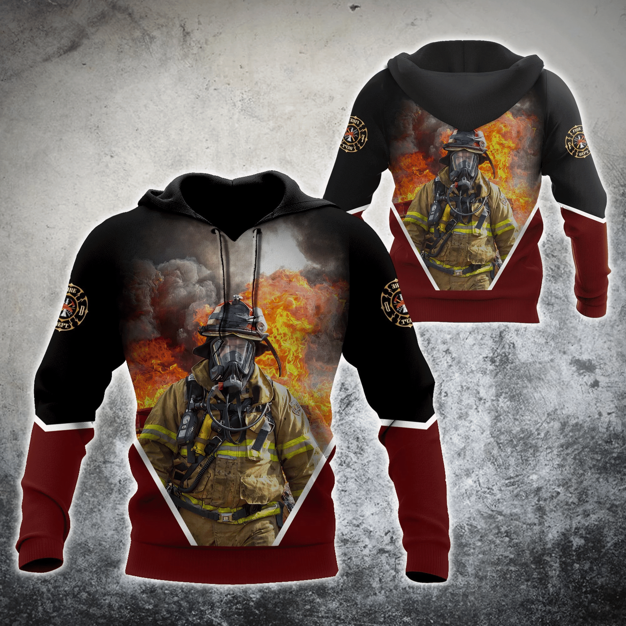 Firefighter 3D All Over Print | Hoodie | For Men & Women | Fu