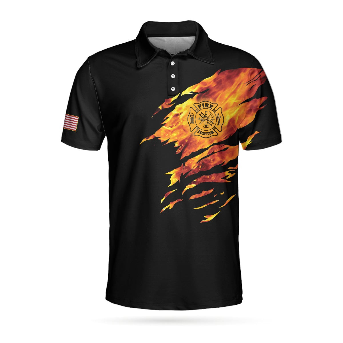 Firefighter My Craft Allows Me To Save Anything Polo Shirt Skull Firefighter Shirt For Men