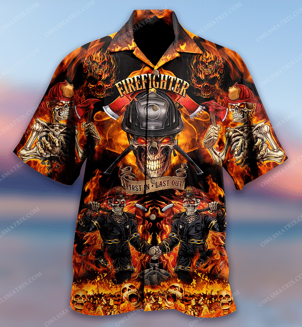 Firefighters On Fire Love Life Limited Edition - Hawaiian Shirt Hawaiian Shirt For Men