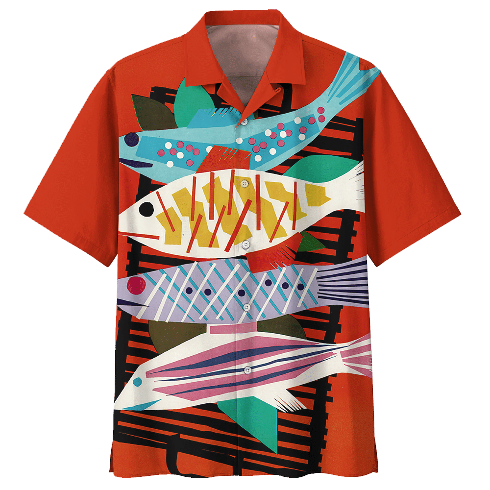Fish Hawaiian Shirt - Hawaiian Shirt For Men