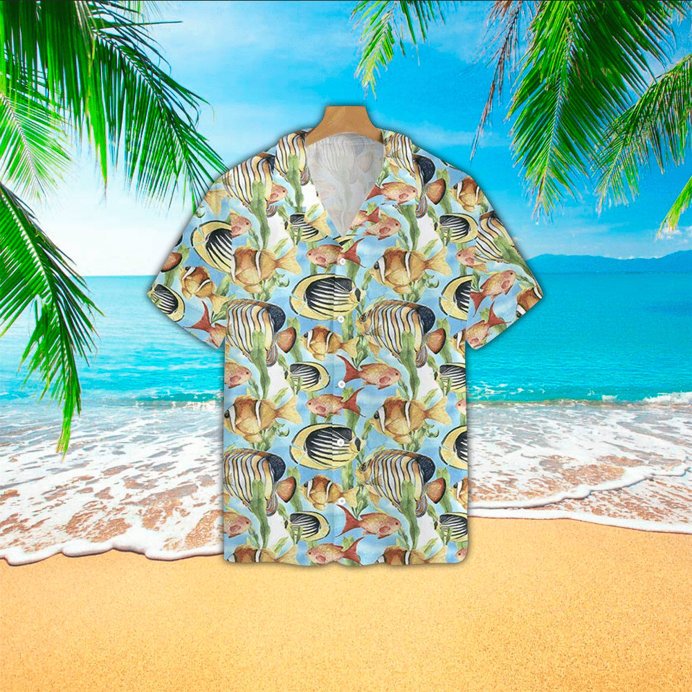 Fish Hawaiian Shirt Mens Hawaiian Shirt For Fish Lover Shirt for Men and Women