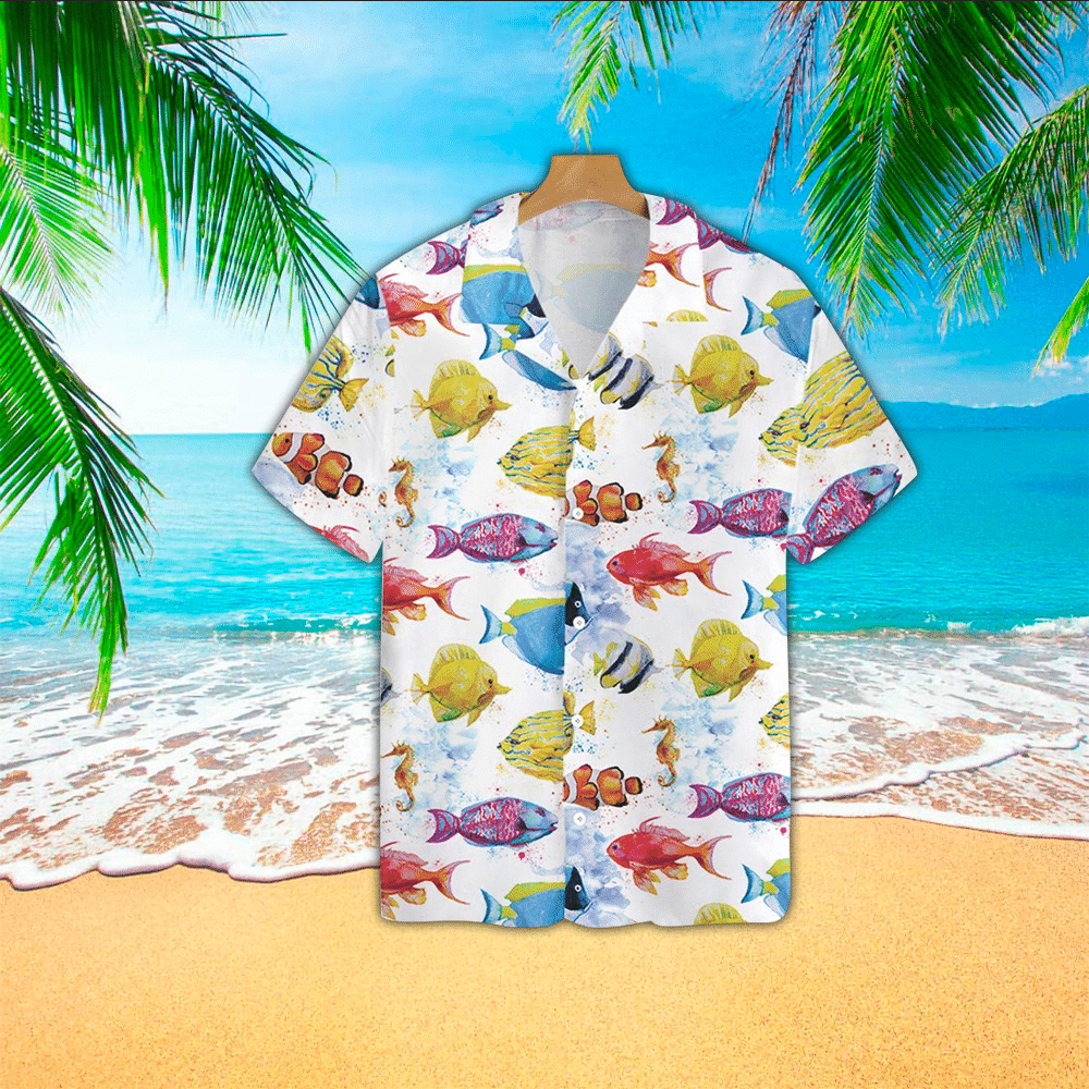 Fish Shirt Fish Hawaiian Shirt For Fish Lovers Shirt for Men and Women