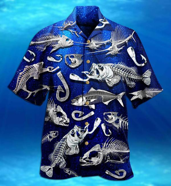 Fishing Fishbone Style Limited - Hawaiian Shirt Hawaiian Shirt For Men, Hawaiian Shirt For Women, Aloha Shirt