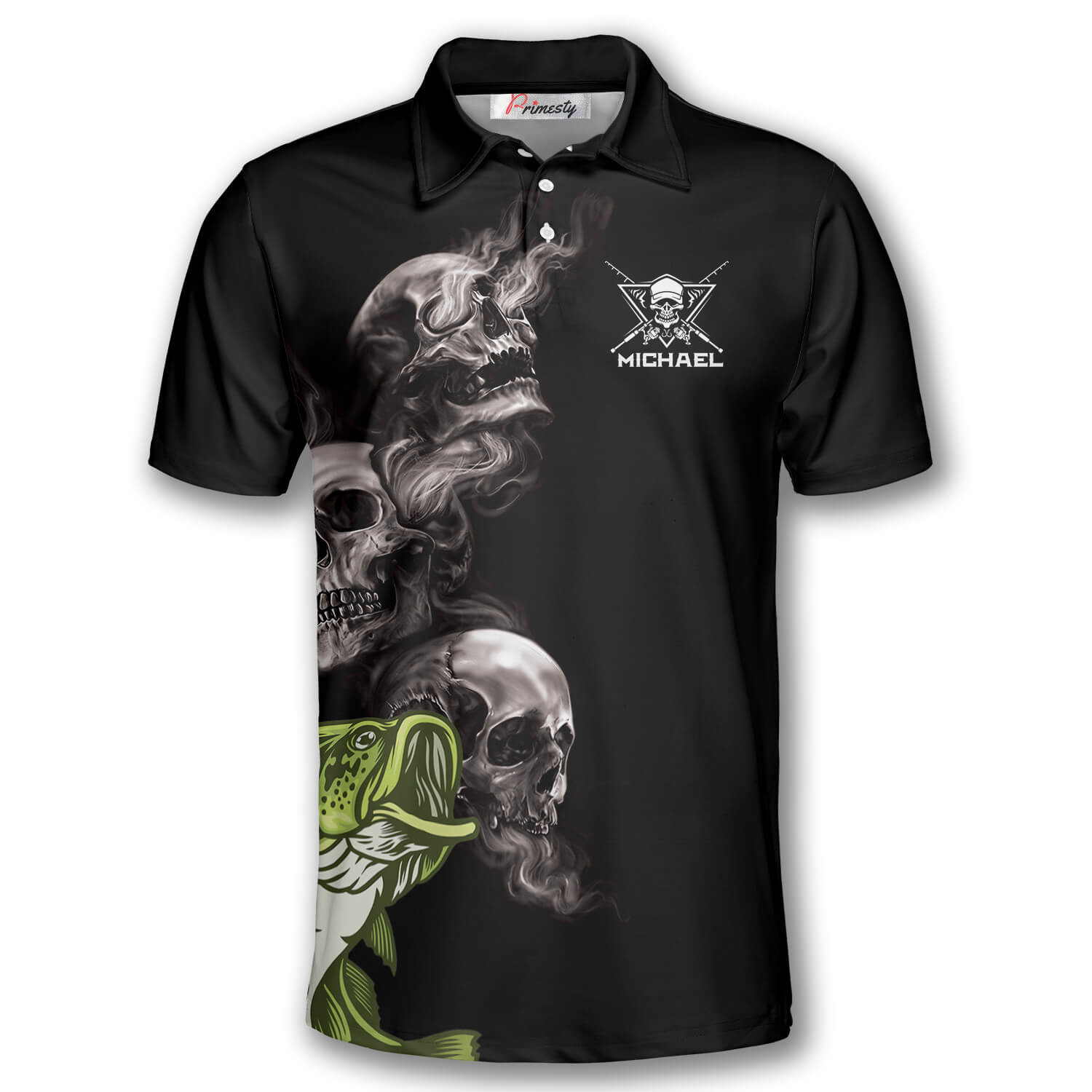 Fishing Hello Darkness My Old Friend Custom Polo Fishing Shirts for Men