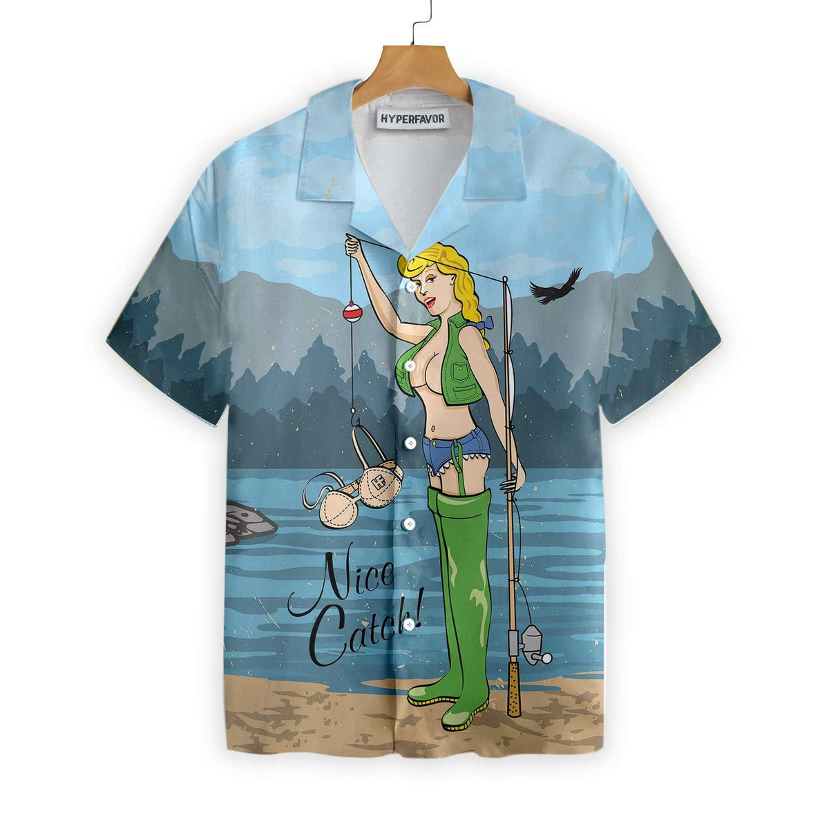 Fishing Saved Me Fishing Hawaiian Shirt Funny Fishing Shirt For Women Unique Gift For Fishers