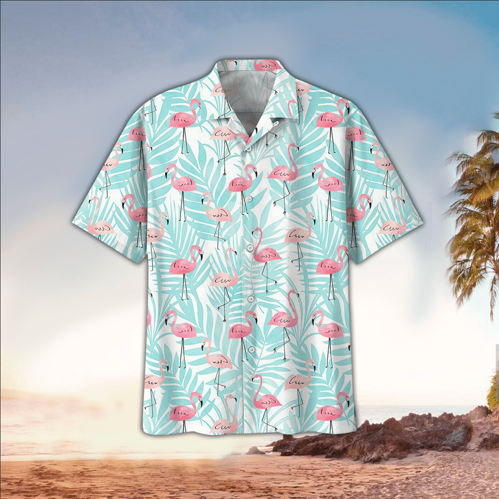 Flamingo Aloha Shirt Perfect Hawaiian Shirt For Flamingo Lover Shirt For Men and Women