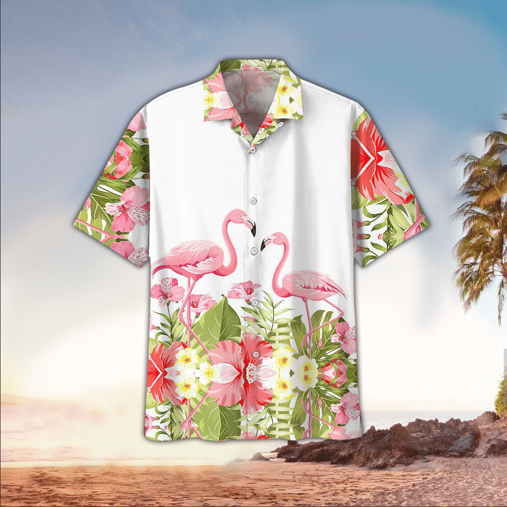 Flamingo Aloha Shirt Perfect Hawaiian Shirt For Flamingo Lover Shirt For Men and Women