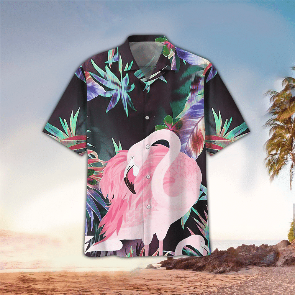 Flamingo Aloha Shirt Perfect Hawaiian Shirt For Flamingo Lover Shirt For Men and Women