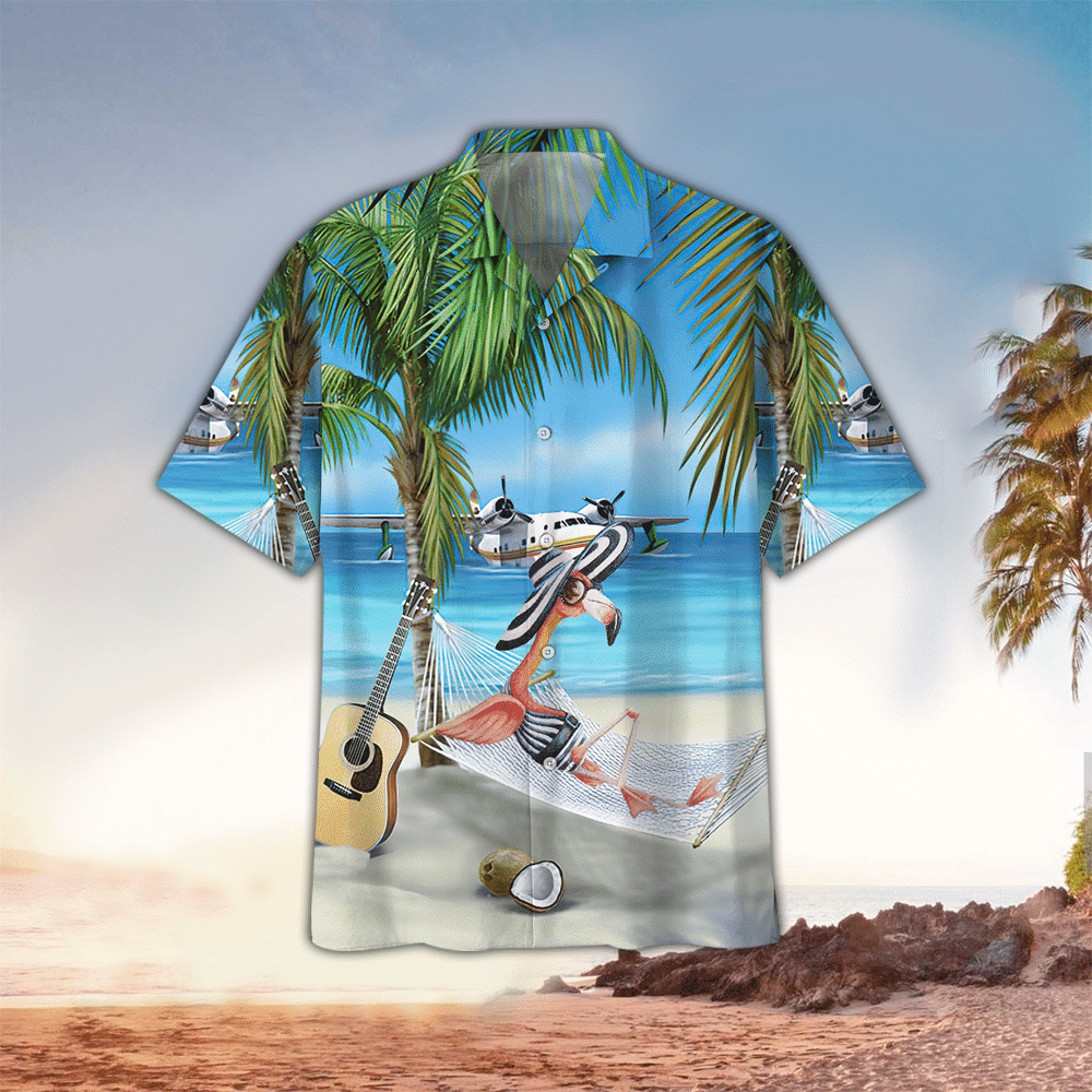 Flamingo Aloha Shirt Perfect Hawaiian Shirt For Flamingo Lover Shirt for Men and Women