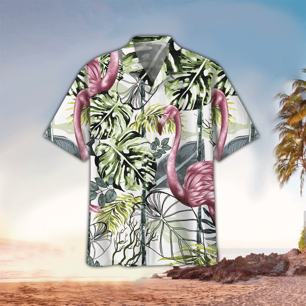 Flamingo Aloha Shirt Perfect Hawaiian Shirt For Flamingo Lover Shirt for Men and Women