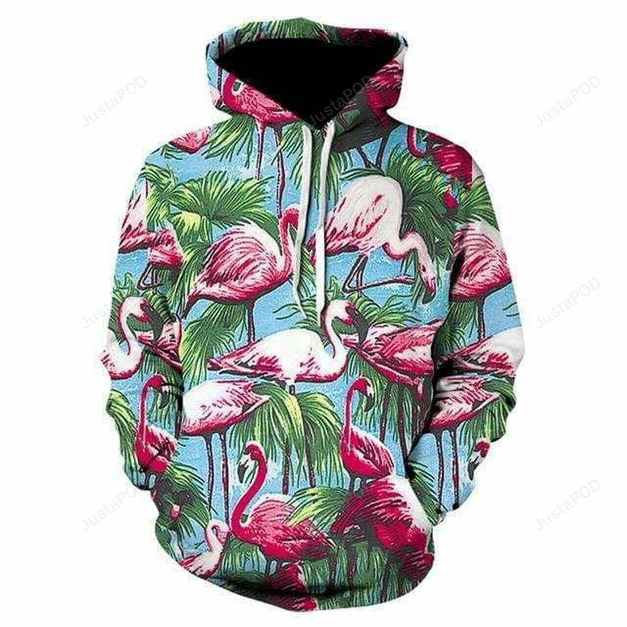 Flamingo Bird Searching Food Aloha 3d All Print Hoodie, Zip-up Hoodie