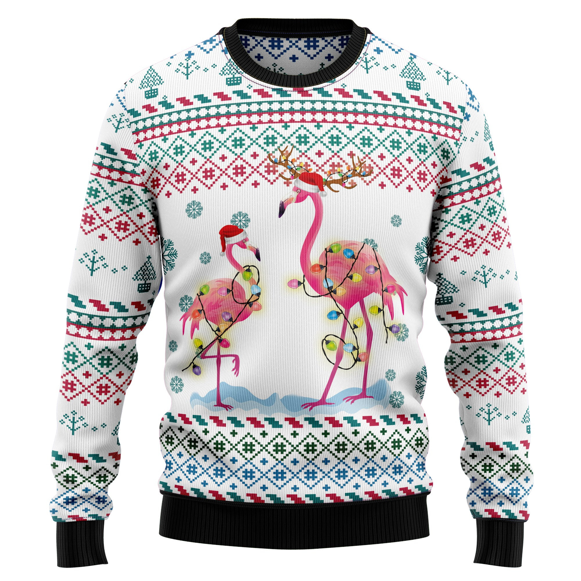 Flamingo Christmas Reunion Ugly Christmas Sweater