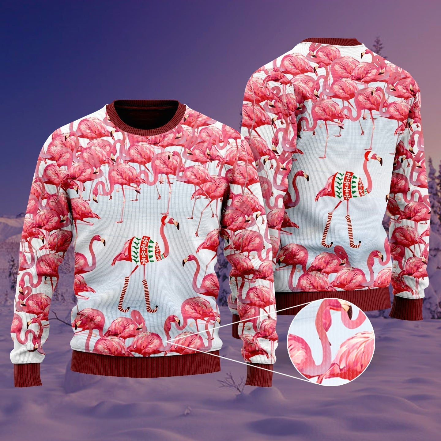 Flamingo Fa La La La Mingo Christmas Ugly Christmas Sweater Ugly Sweater For Men Women