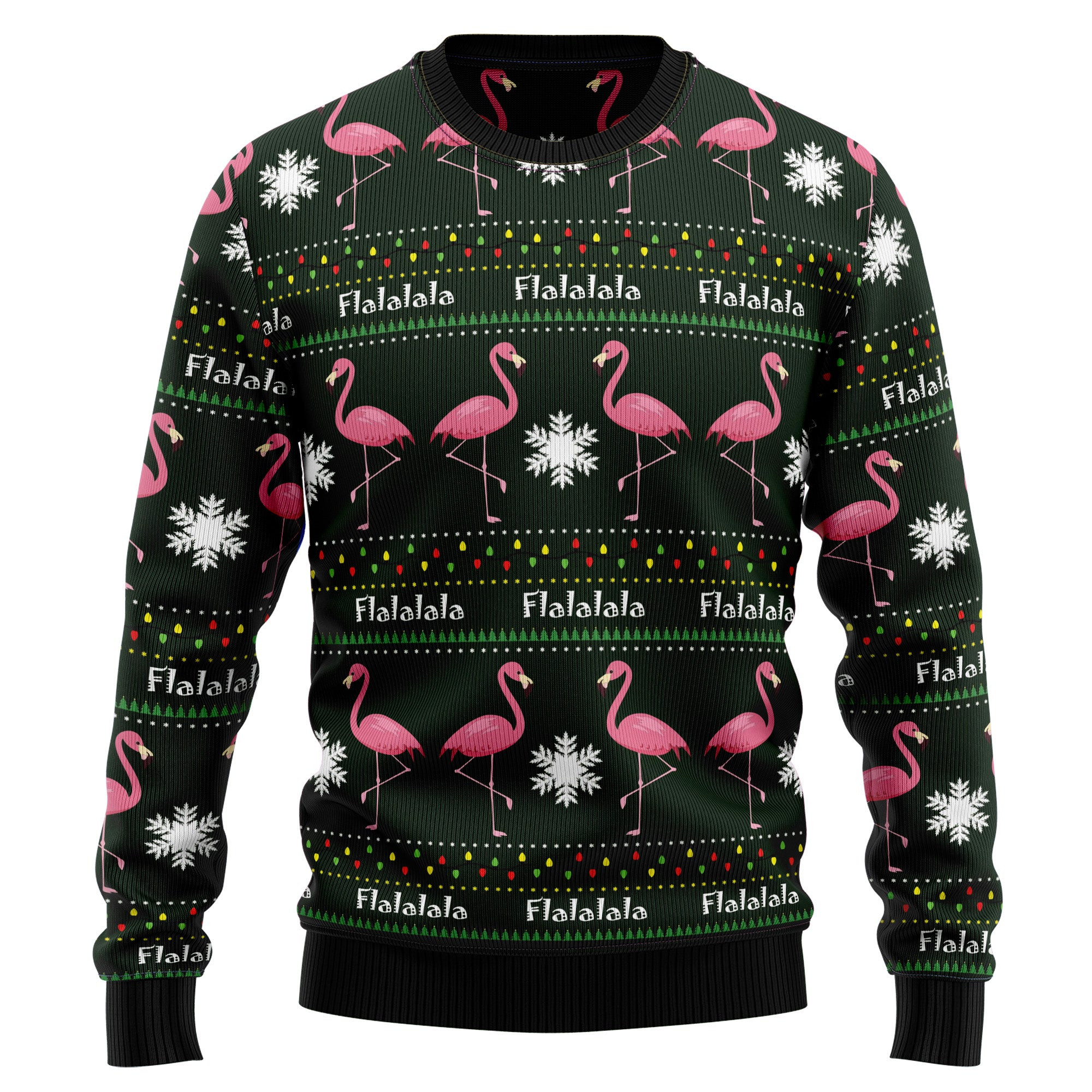 Flamingo Flalala Ugly Christmas Sweater