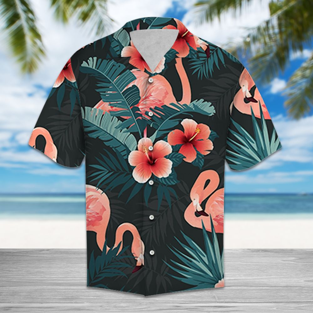 Flamingo - Hawaii Shirt for Men and Women