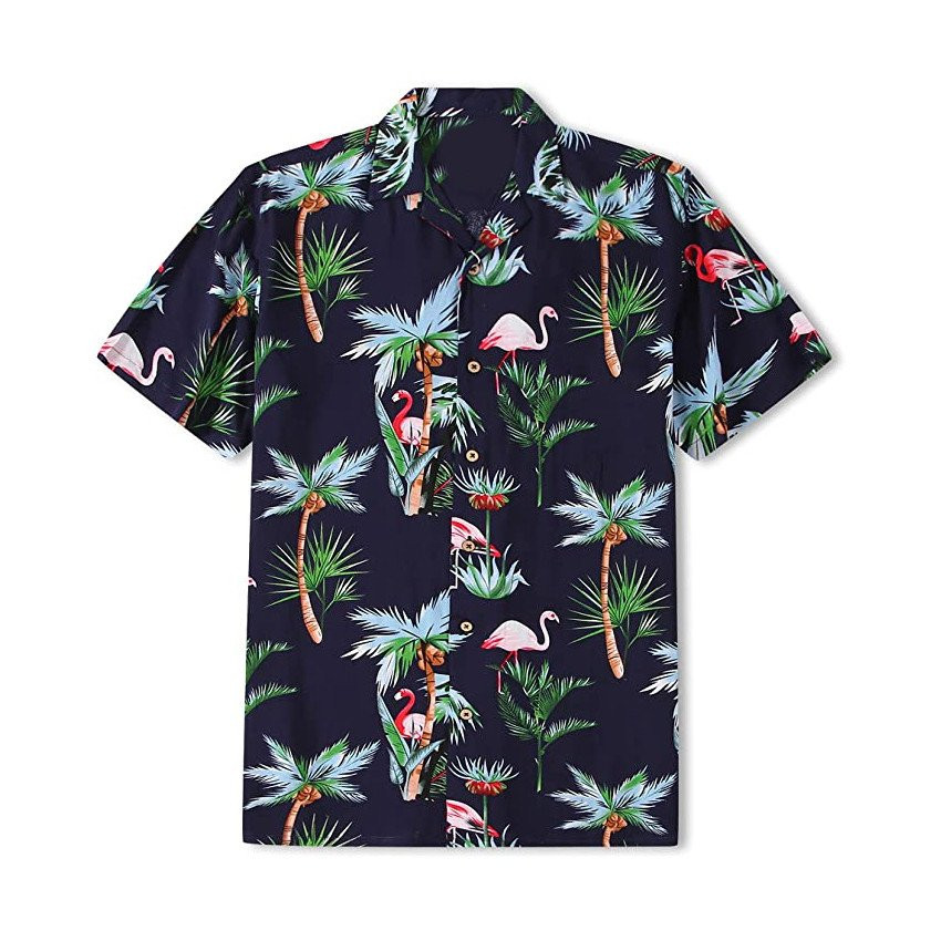 Flamingo Hawaiian Shirt Flamingo Lover Gifts Summer Aloha Shirt