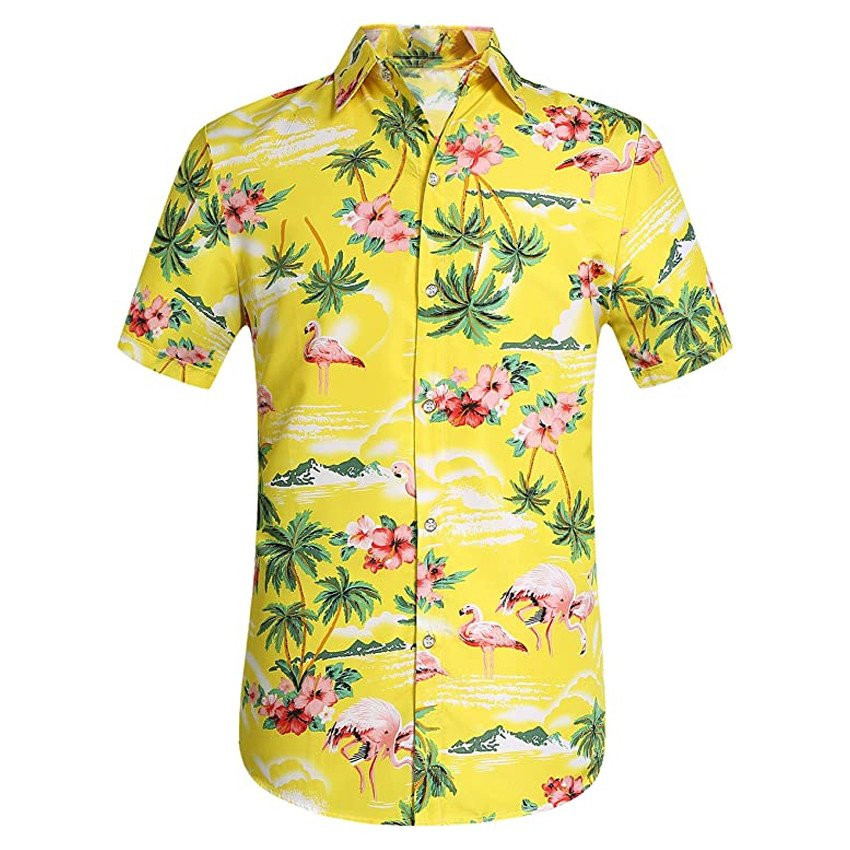 Flamingo Hawaiian Shirt Flamingo Lover Gifts Summer Aloha Shirt