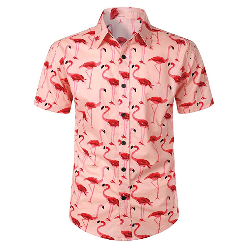 Flamingo Hawaiian Shirt Flamingo Shirt Lover Gifts Shirt for Men and Women