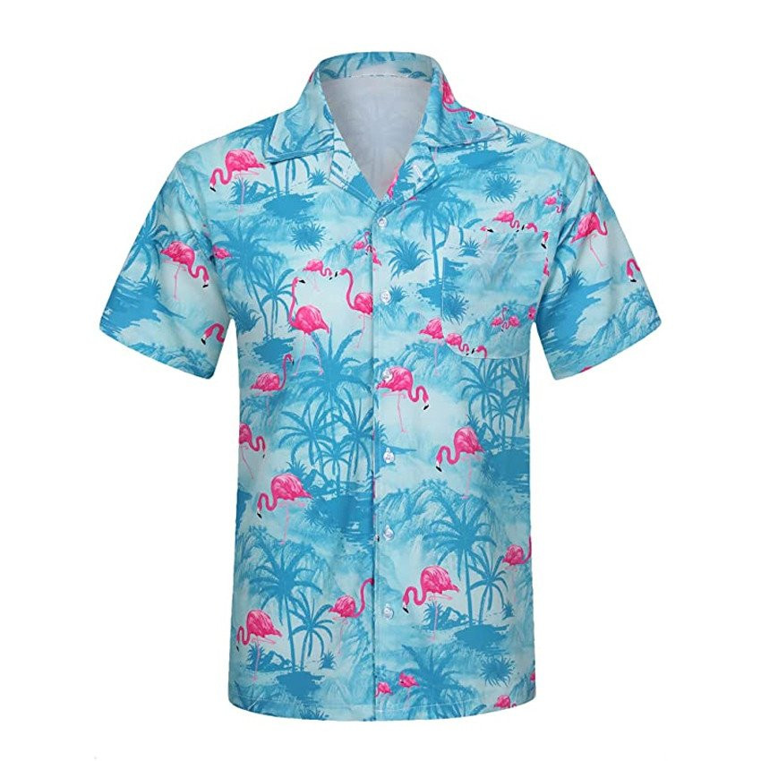 Flamingo Hawaiian Shirt Flamingo  Shirt Lover Gifts Summer Aloha Shirt