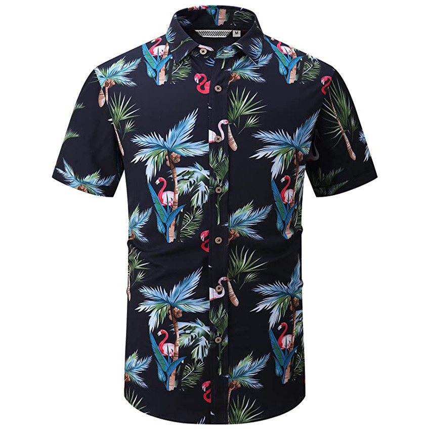 Flamingo Hawaiian Shirt Flamingo Shirt  Short Shirt for Men and Women