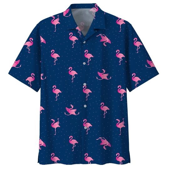 Flamingo Hawaiian Shirt For Men Women