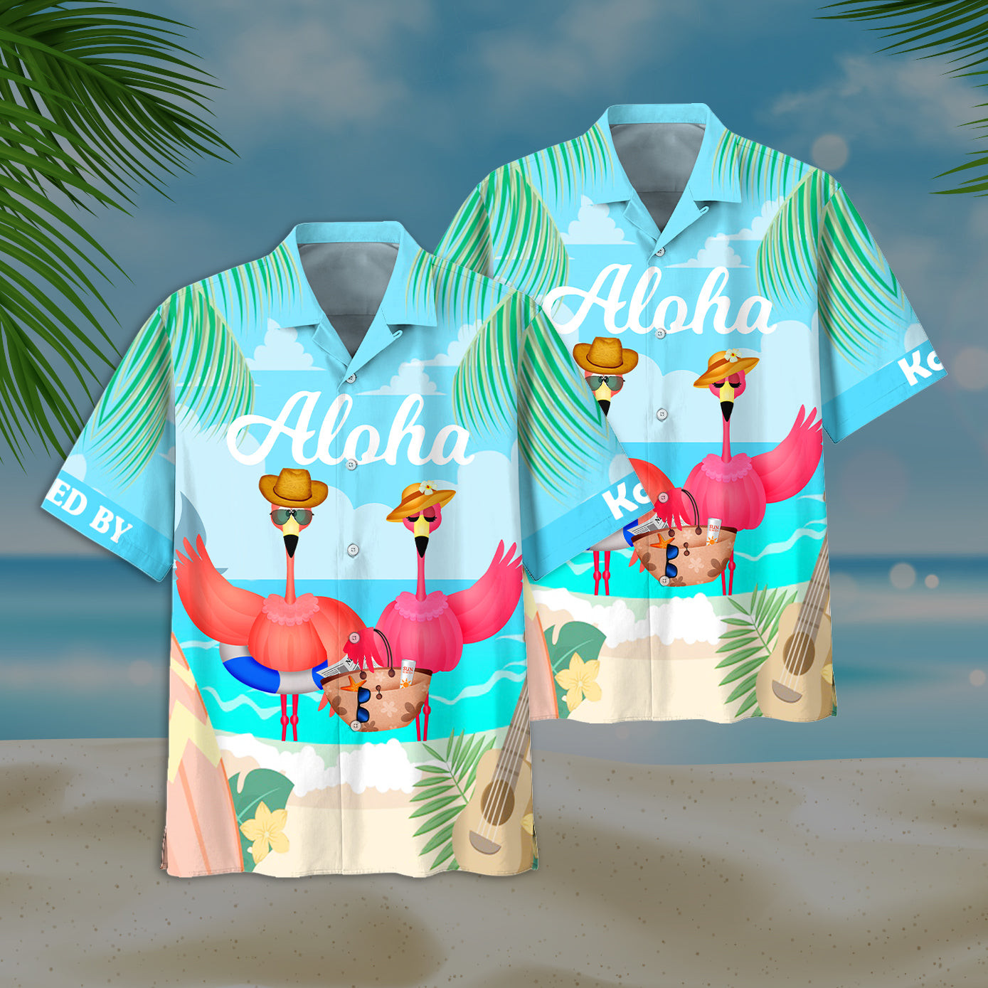 Flamingo Hawaiian Shirt For Men Women