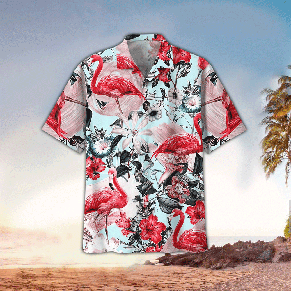 Flamingo Hawaiian Shirt Perfect Gift Ideas For Flamingo Lover Shirt for Men and Women