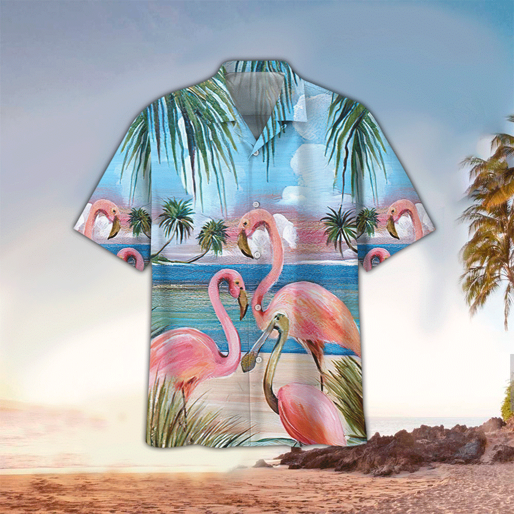 Flamingo Hawaiian Shirt Perfect Gift Ideas For Flamingo Lover Summer Aloha Shirt