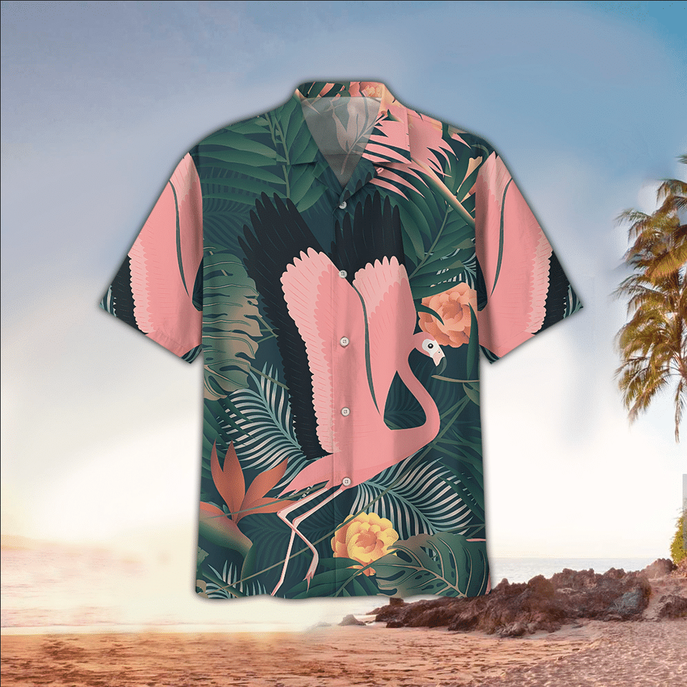 Flamingo Hawaiian Shirt Perfect Gift Ideas For Flamingo Lover Summer Aloha Shirt