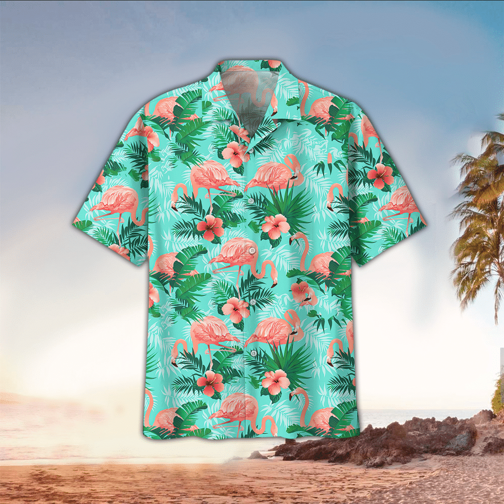 Flamingo Hawaiian Shirt Perfect Gift Ideas For Flamingo Lover Summer Aloha Shirt