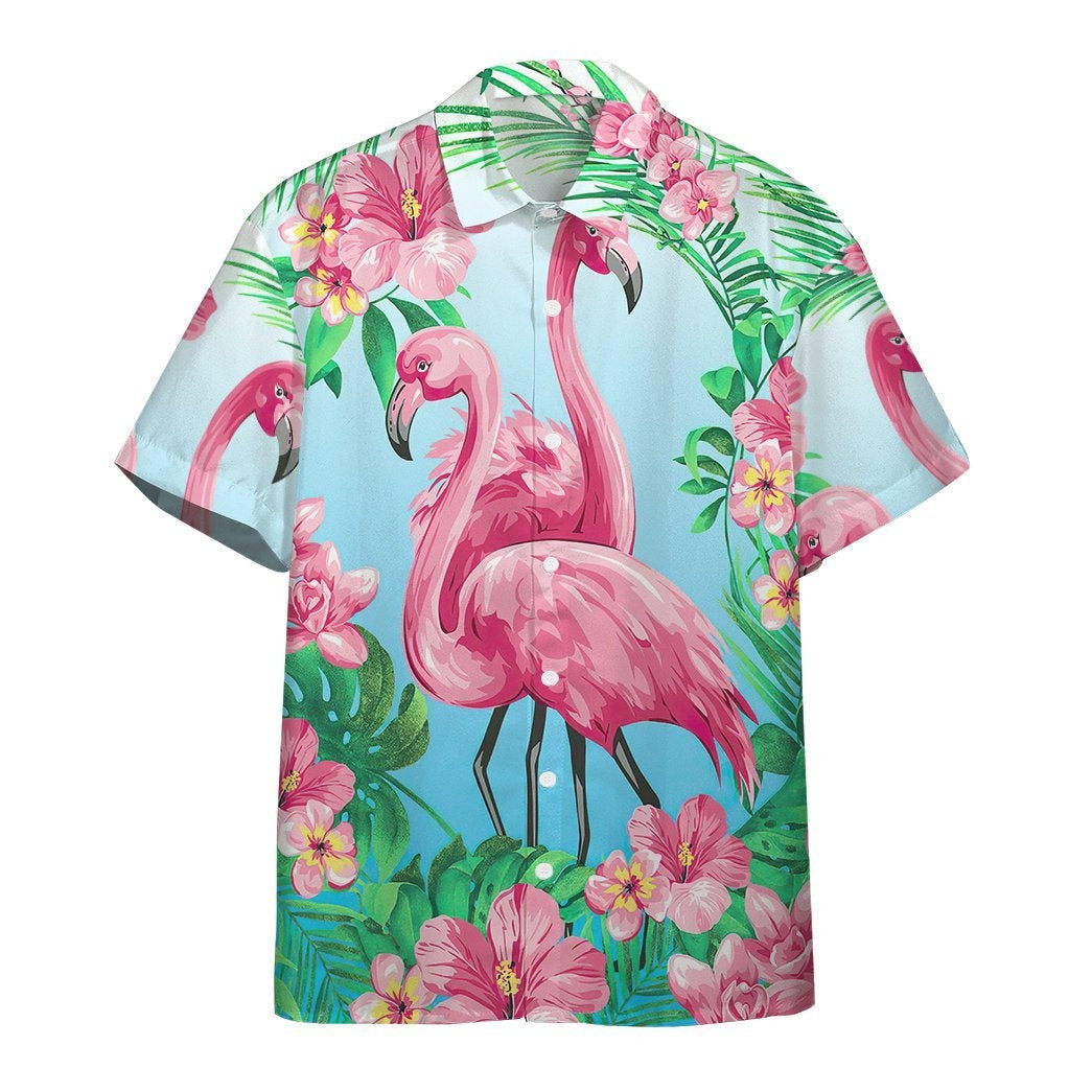 Flamingo Hawaiian Shirt Tropical Hawaiian Shirt For Men Women