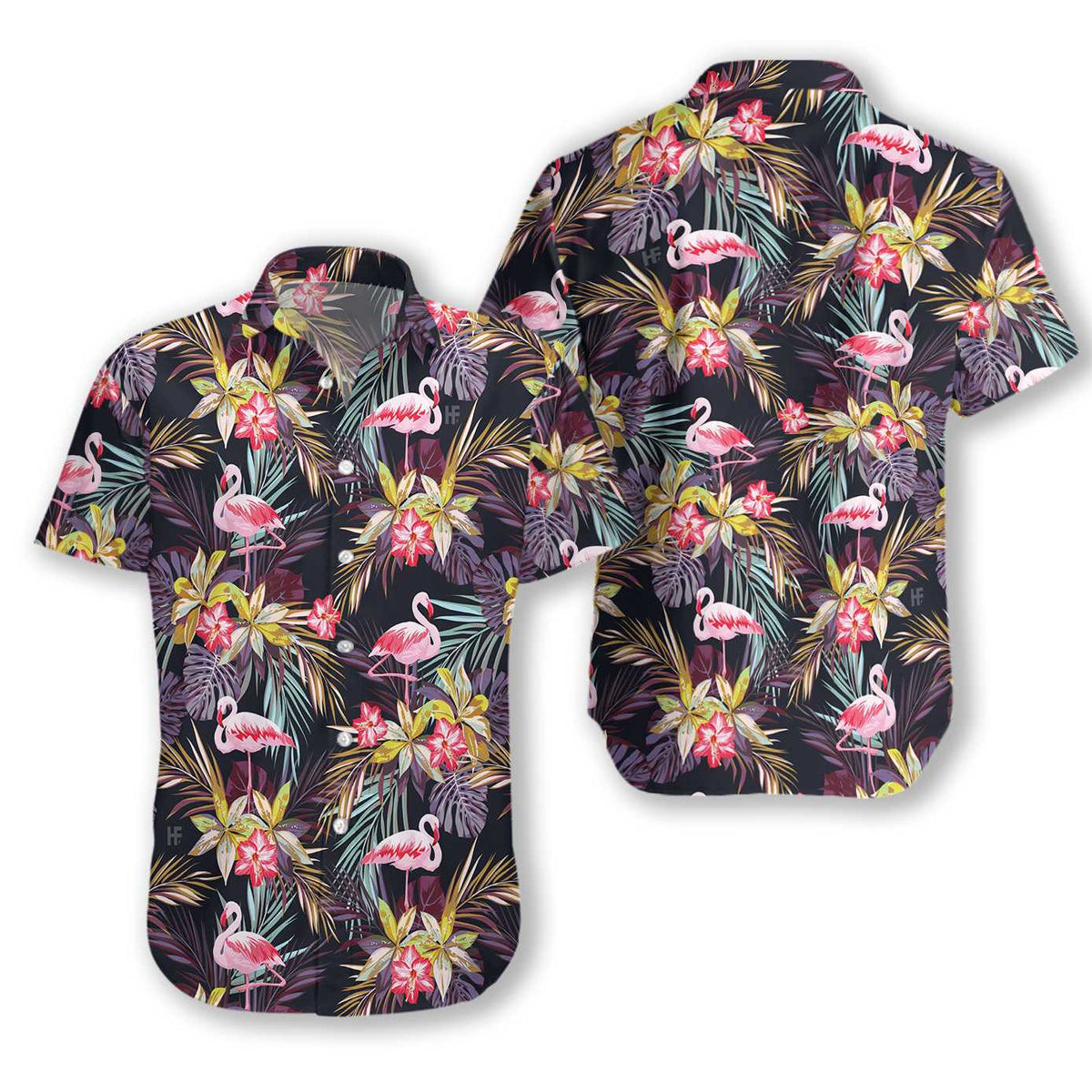 Flamingo Hawaiian Shirt Tropical Hawaiian Shirt For Men Women