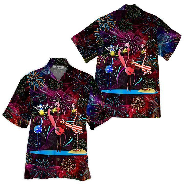 Flamingo Hawaiian Shirt Tropical Hawaiian Shirt For Men Women