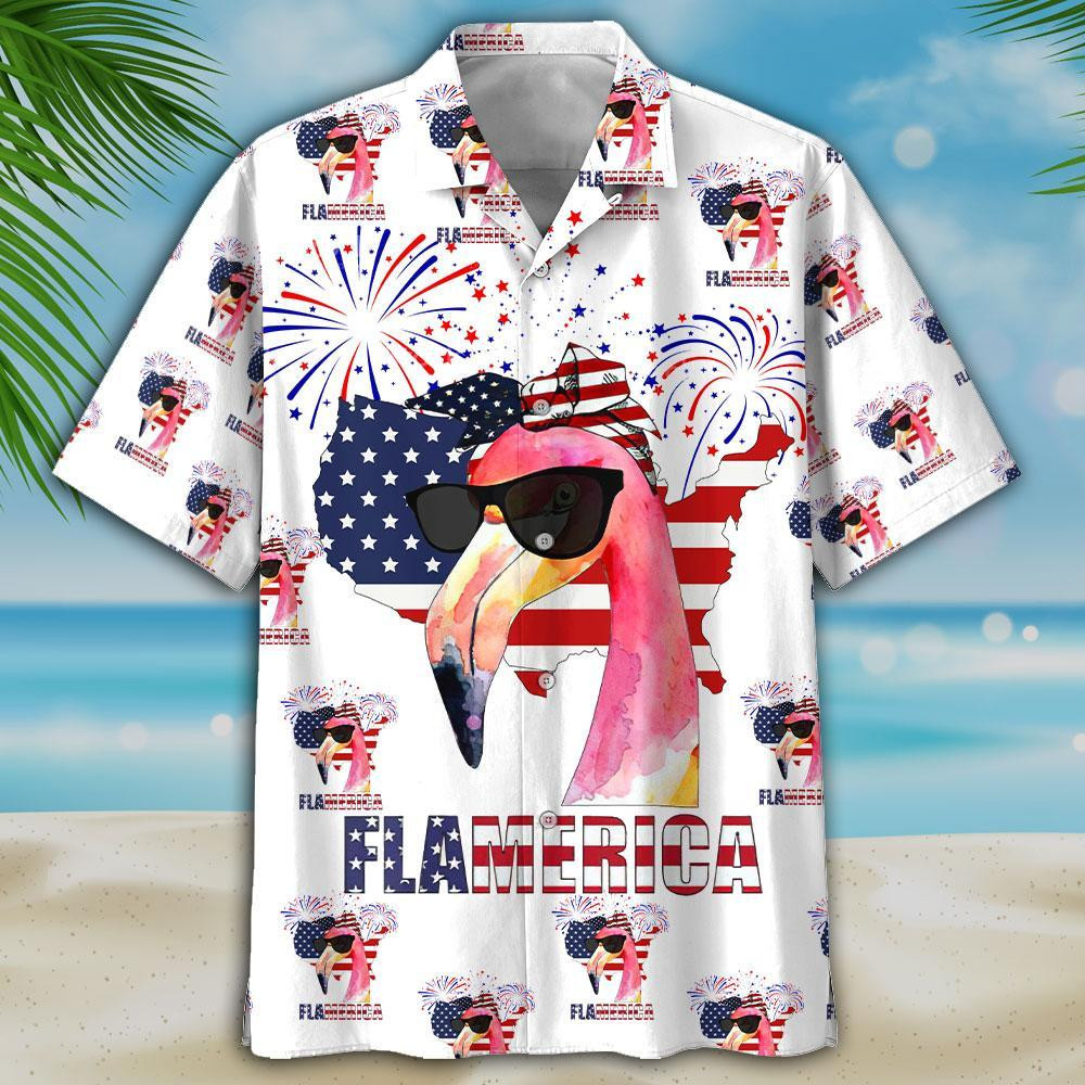 Flamingo Hawaiian Shirt Tropical Hawaiian Shirt For Men Women