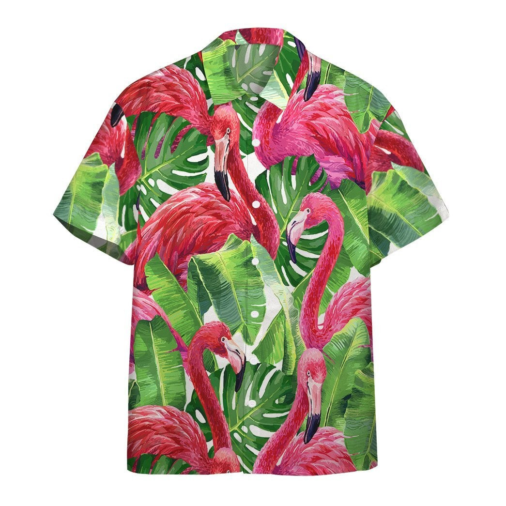 Flamingo Hawaiian Shirt Tropical Hawaiian Shirt For Men Women