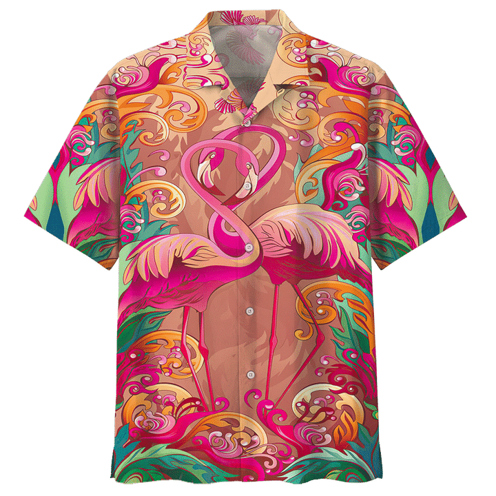 Flamingo Hawaiian Shirt Tropical Hawaiian Shirt For Men Women