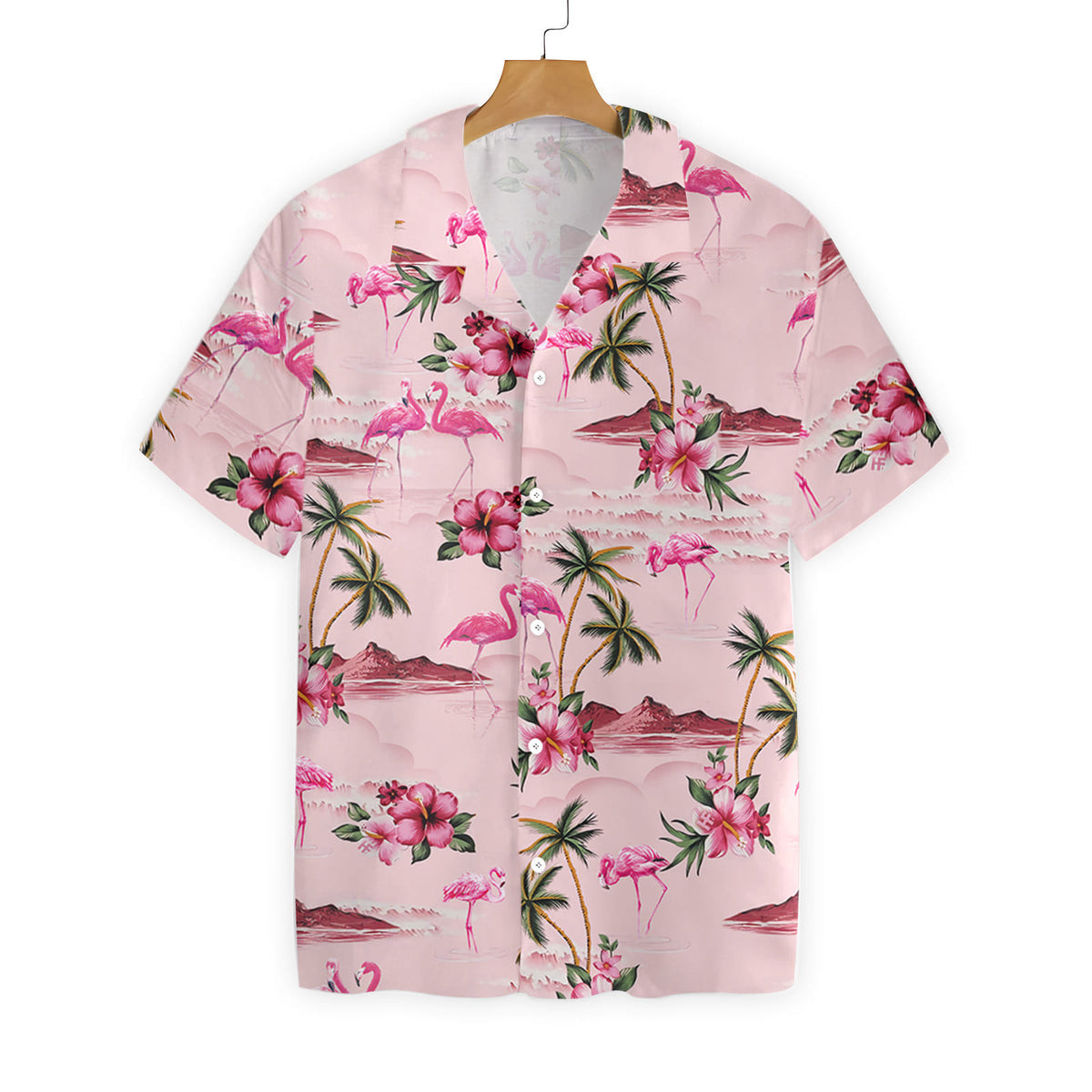 Flamingo Hawaiian Shirt Tropical Hawaiian Shirt For Men Women