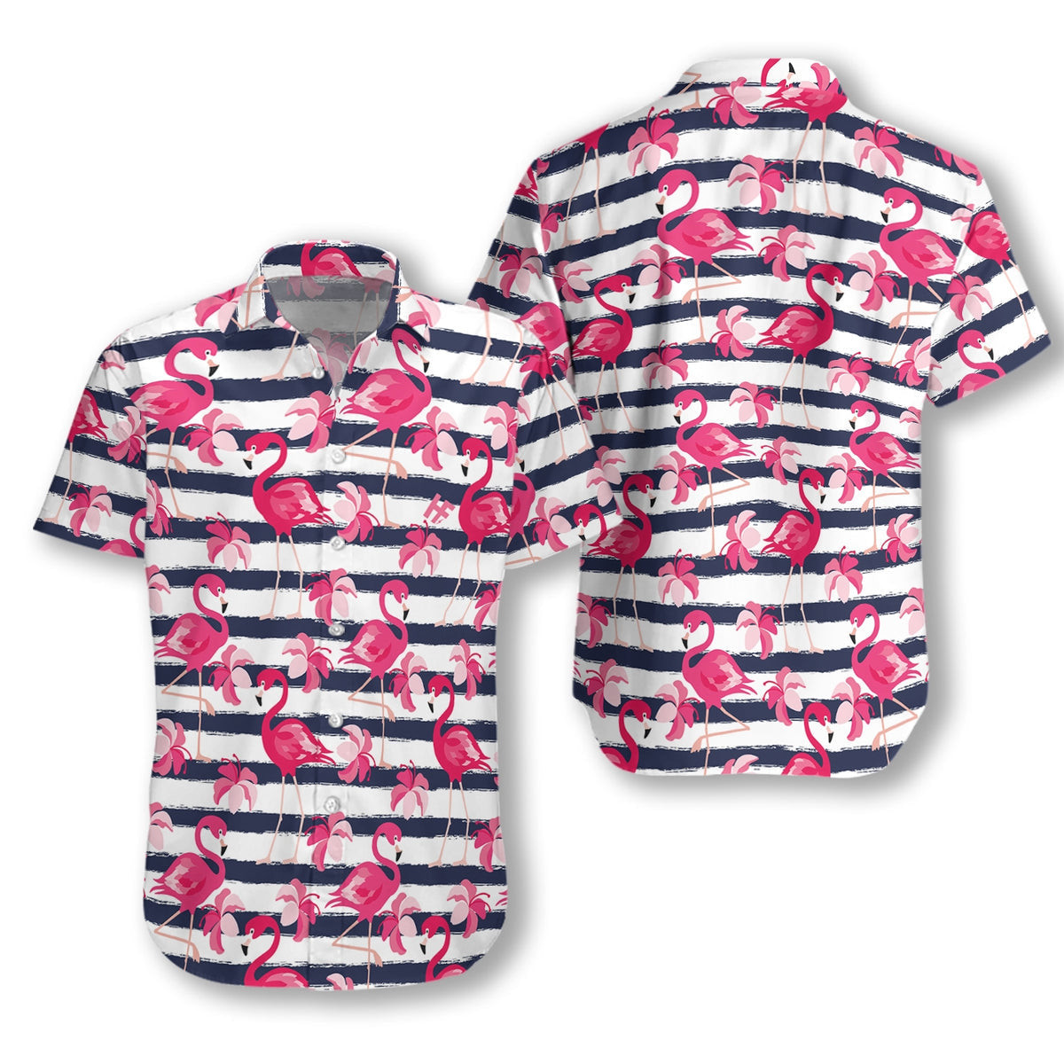 Flamingo Hawaiian Shirt Tropical Hawaiian Shirt For Men Women