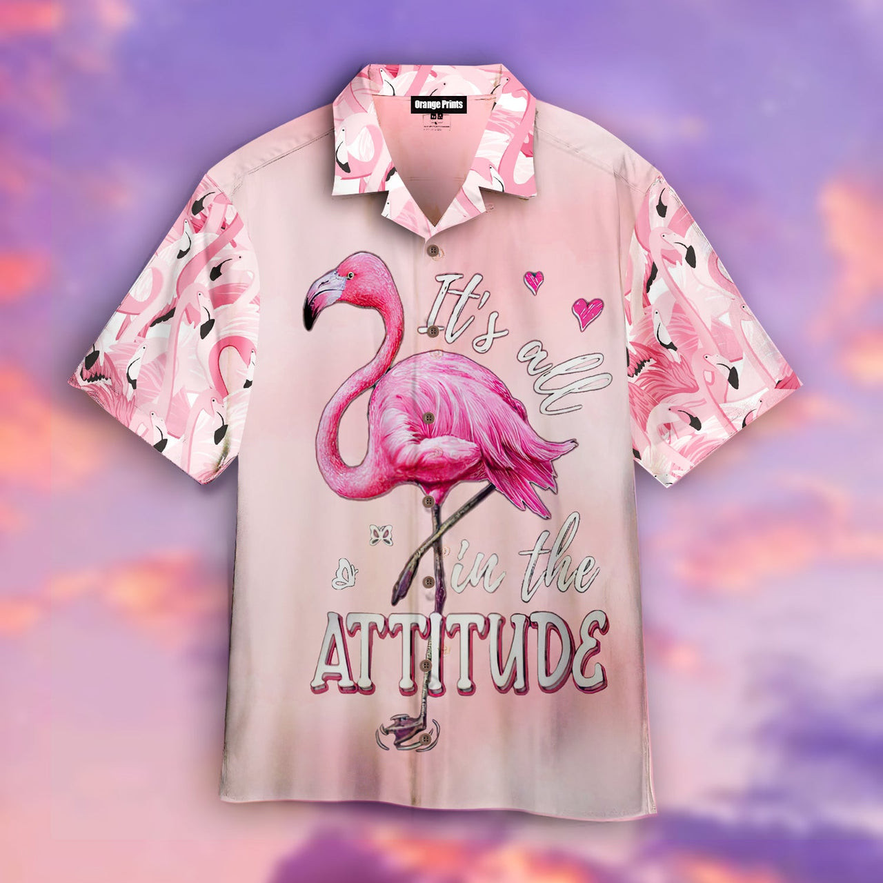 Flamingo Hawaiian Shirt Tropical It Is All In The Attitude Hawaiian Shirt For Men Women