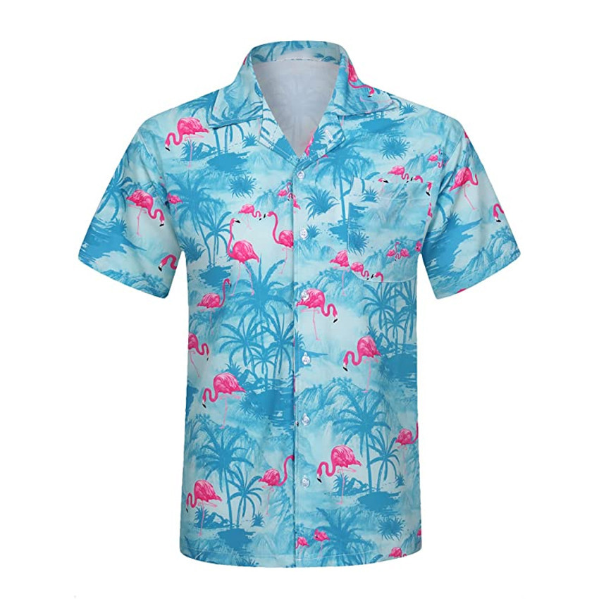 Flamingo Hawaiian Shirt Tropical Lovers Hawaiian Shirt Flamingo Hawaiian Shirt Tropical Lovers  Shirt Lover Gifts