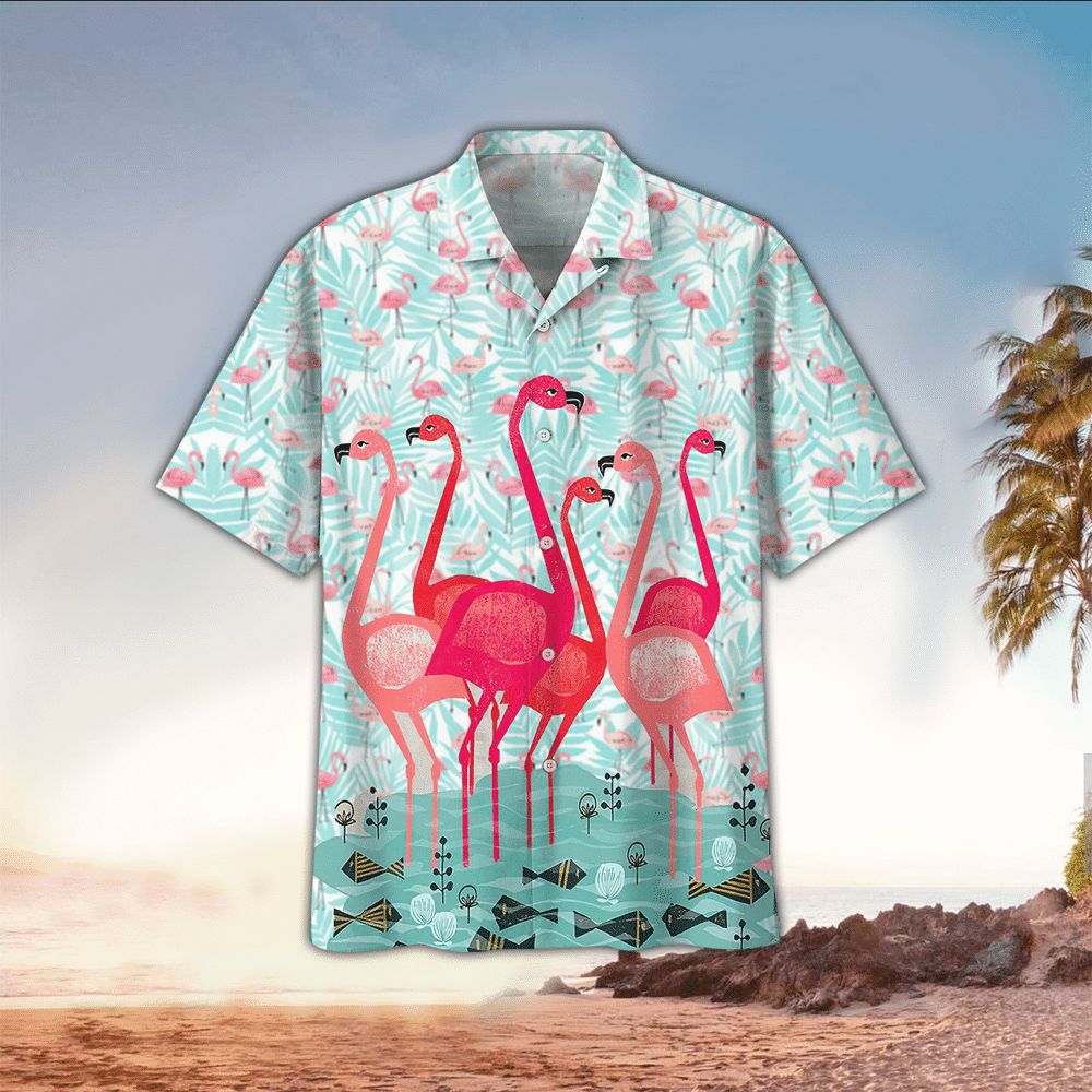 Flamingo Hawaiian Shirt Tropical Lovers Shirt Flamingo Hawaiian Shirt Tropical Lovers Clothing