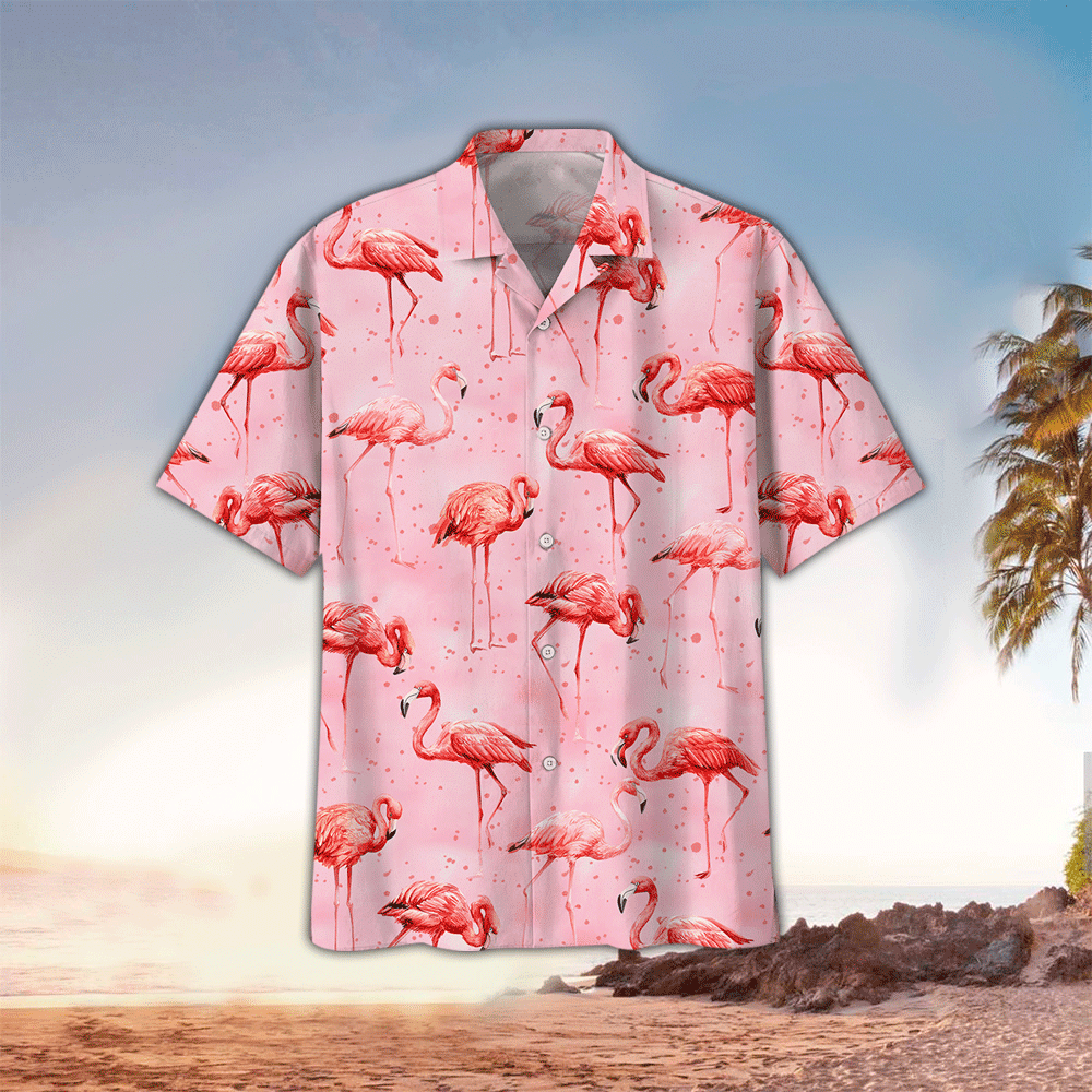 Flamingo Hawaiian Shirt Tropical Lovers Shirt Flamingo Hawaiian Shirt Tropical Lovers Hawaiian Shirt For Men Women