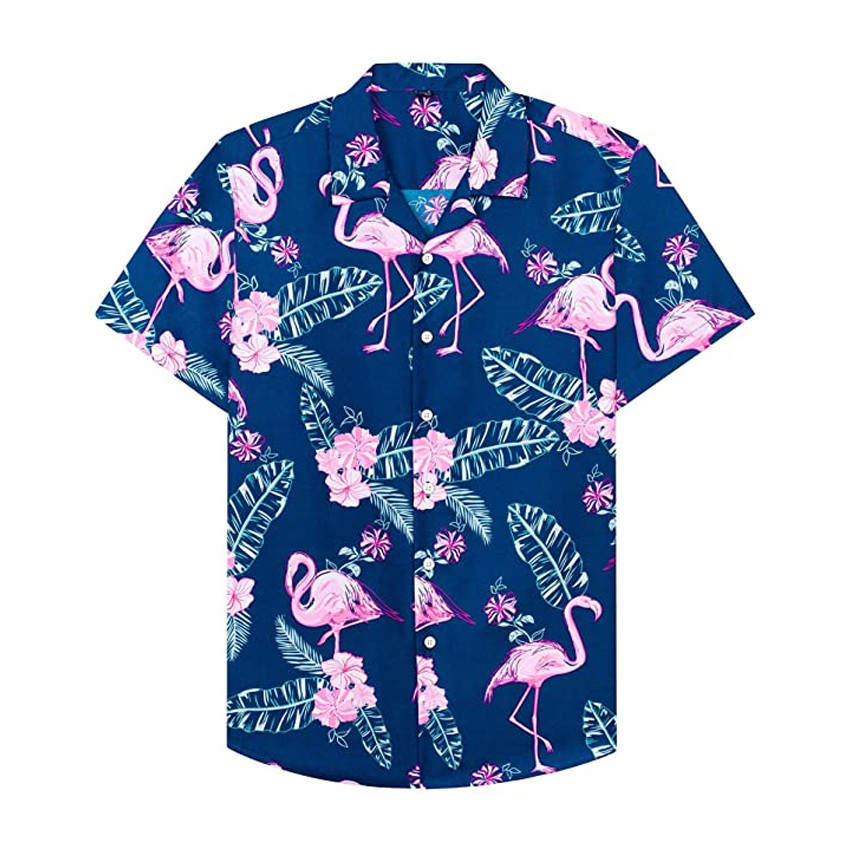 Flamingo Hawaiian Shirt Tropical Lovers Shirt Flamingo Hawaiian Shirt Tropical Lovers Hawaiian Shirt For Men Women